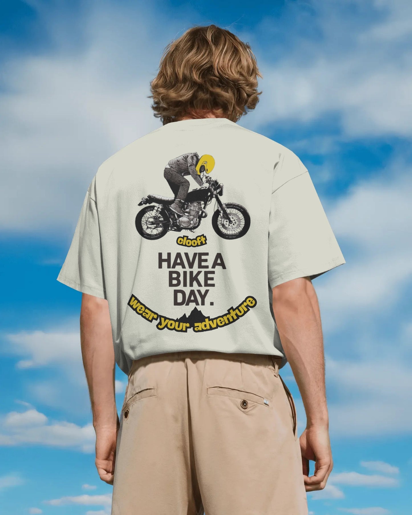BIKE DAY : Travel ( White FB Men )