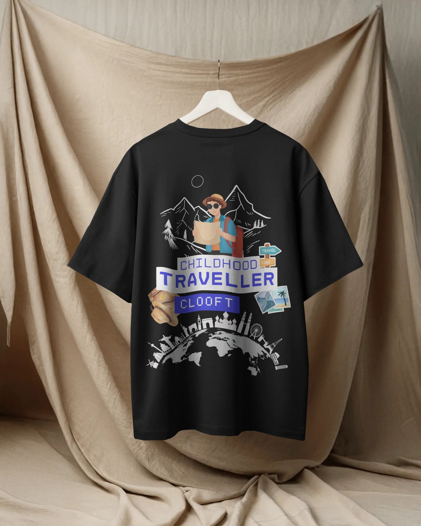 CHILDHOOD TRAVELLER : Men (Black FB)