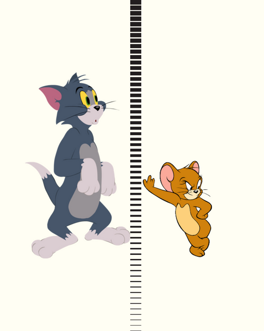 TOM & JERRY - Couple T-Shirt (White)