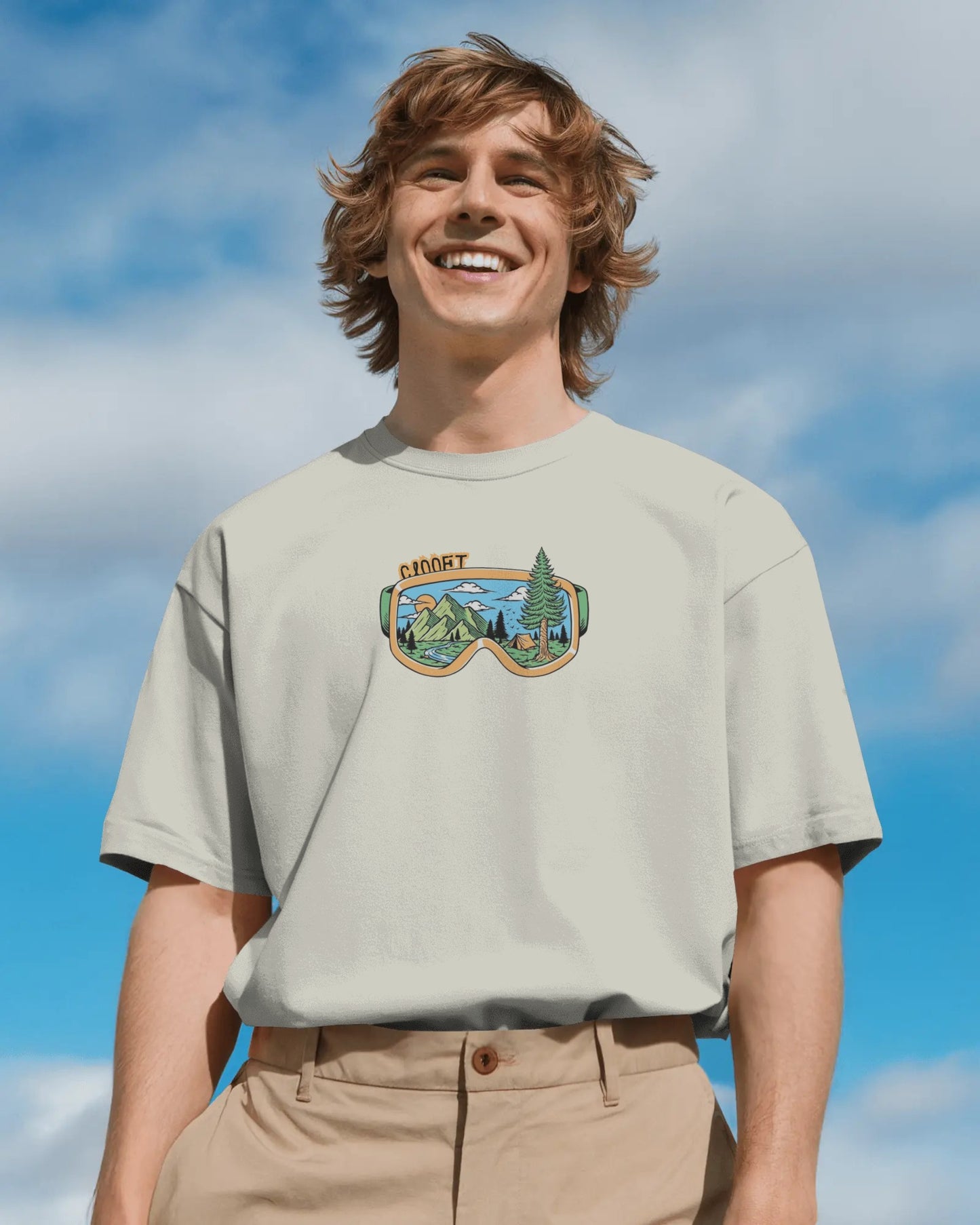 ADVENTURE GOGGLE : Travel ( White FB Men )